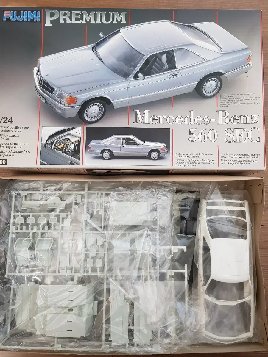 1/24 Benz 560 sec 자동차 프라모델 제품